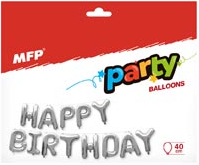 Balónek foliový HAPPY BIRTHDAY 40cm