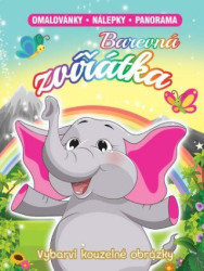 Barevná zvířátká (Vybarvi kouzelné obrázky) - kniha z kategorie Omalovánky