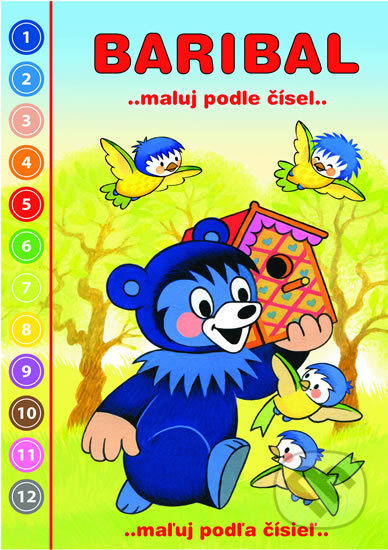 Baribal: Maluj podle čísel (Omalovánky A5)