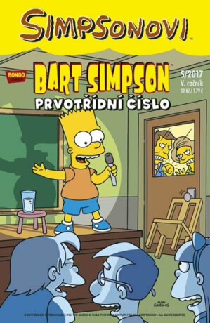 Bart Simpson 45:05/2017 Prvotřídní číslo