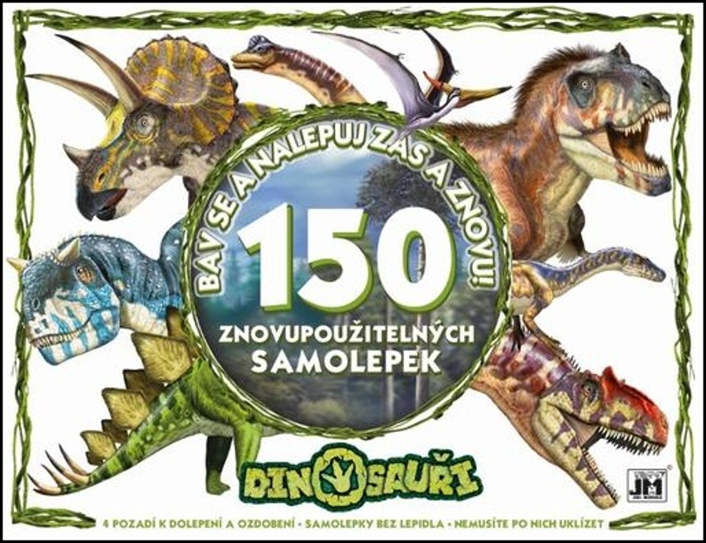 Bav se a nalepuj zas a znovu! Dinosauři