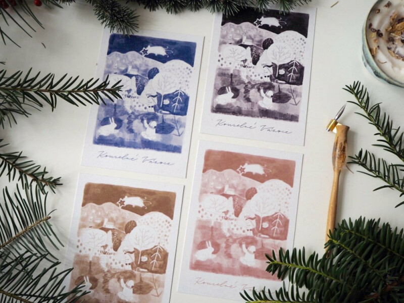 Be Nice EKO Pohled Kouzelné Vánoce