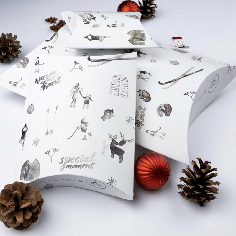 Be Nice EKO Přírodní vánoční krabičky na balení