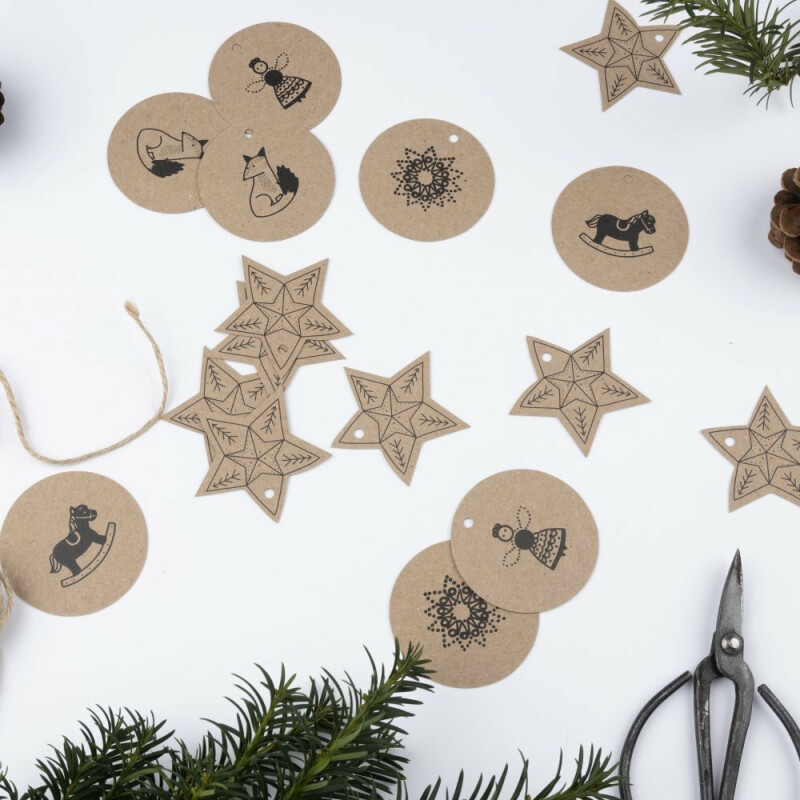 Be Nice Vánoční papírové ozdoby s motivy