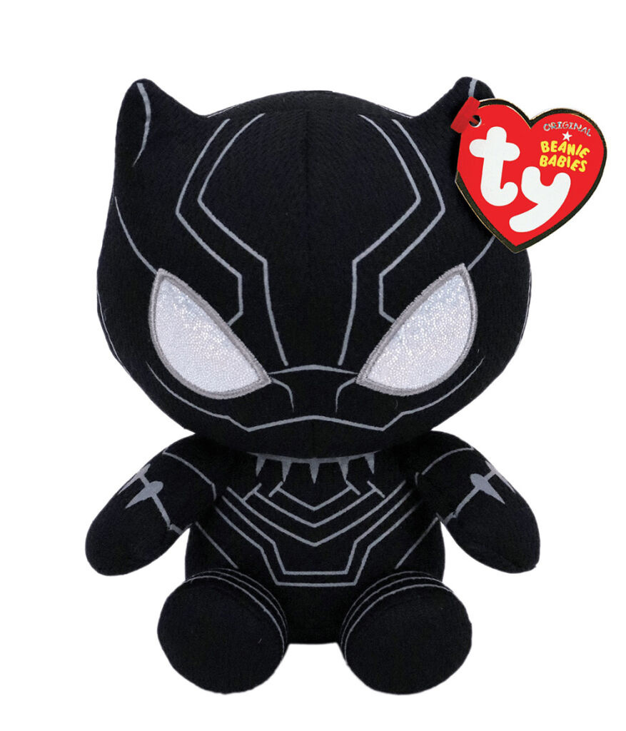 Beanie Babies Marvel BLACK PANTHER 15 cm