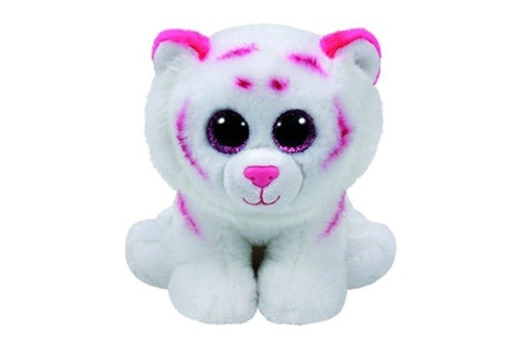 Beanie Babies Tabor růžovo-bílý tygr 15 cm