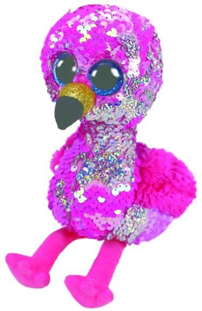 Beanie Boos Flippables růžový plameňák 24 cm