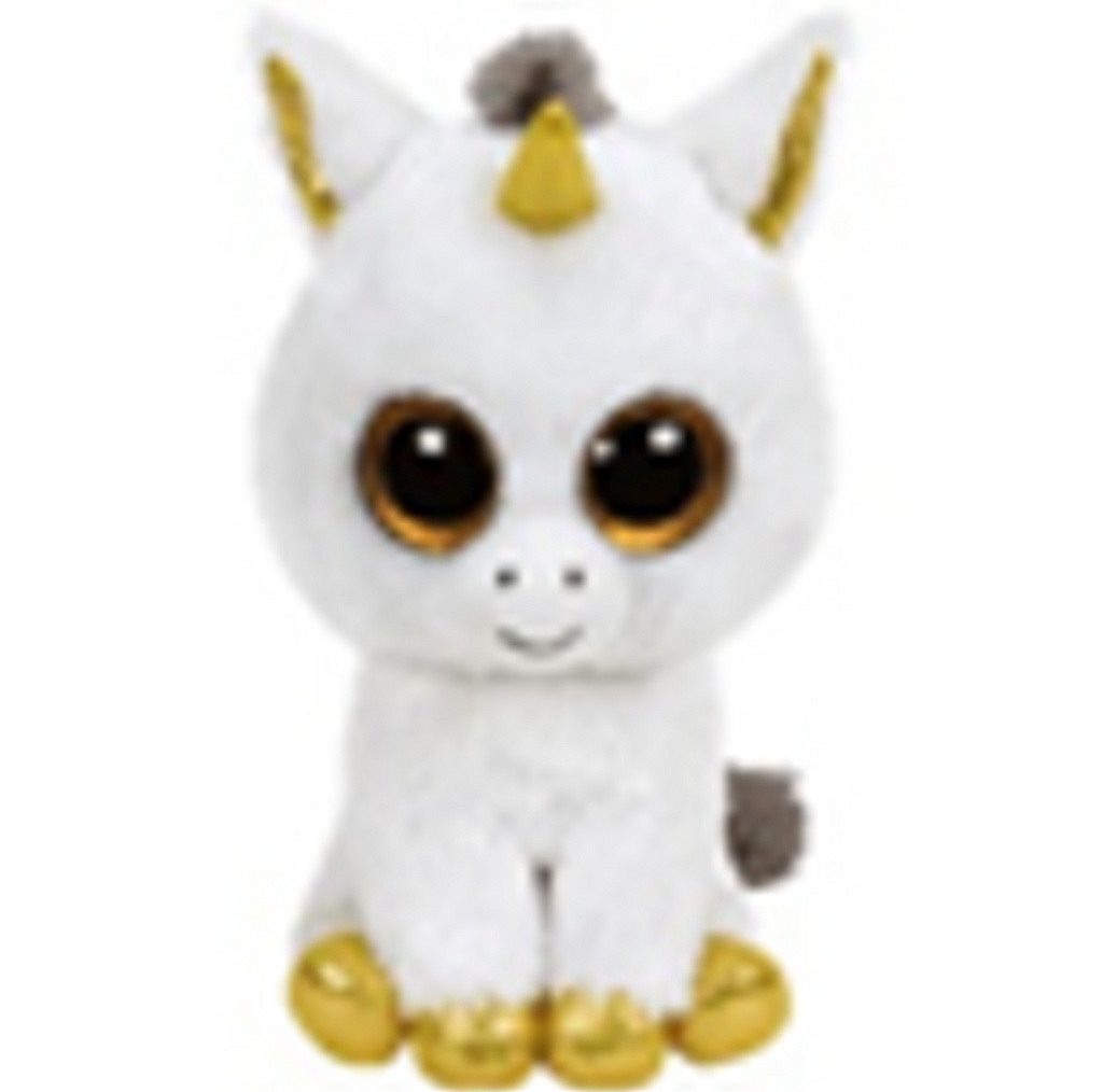 Beanie Boos Pegasus bílý jednorožec 24 cm