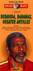 Caribbean Islands Map: Great Antilles, Bermuda, Bahamas - kniha z kategorie Mapy
