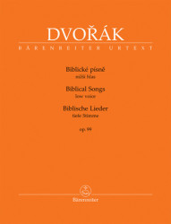 Biblické písně nižší hlas, op. 99 - Antonín Dvořák
