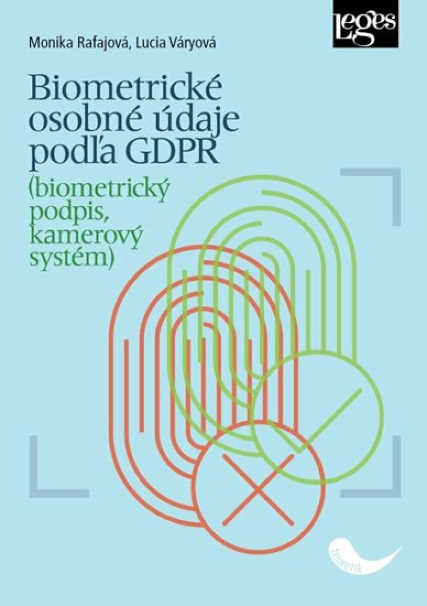 Biometrické osobné údaje podľa GDPR (biometrický podpis, kamerový systém) - Monika Rafajová, Lucia Váryová