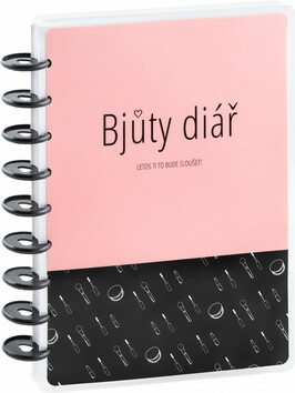 Bjůty diář se samolepkami