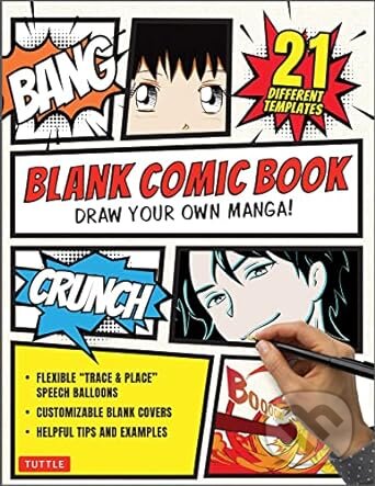 Blank Comic Book: Draw Your Own Manga!