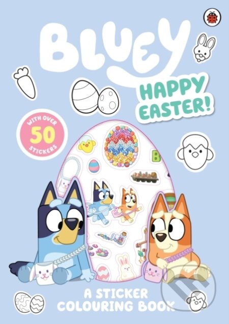 Bluey: Happy Easter! (A Sticker Colouring Book)