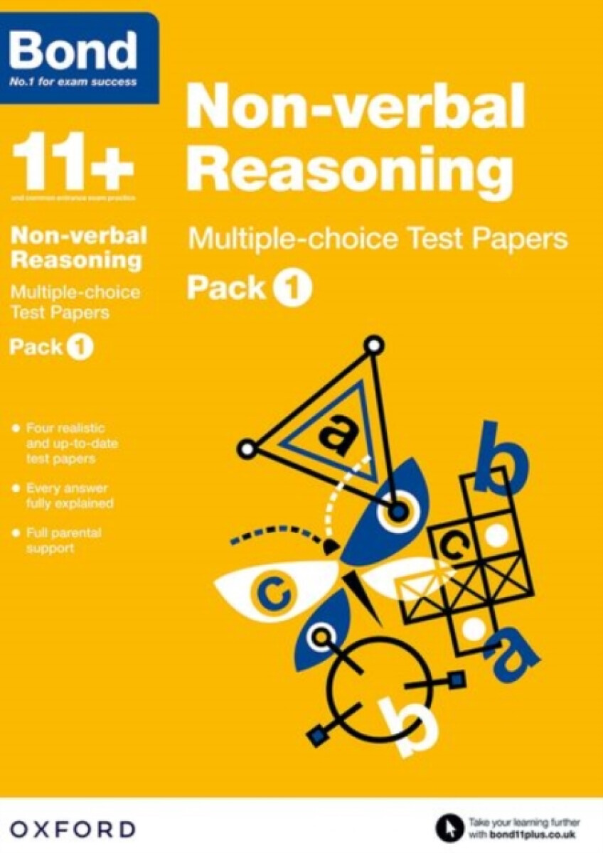 Bond 11+: Non-verbal Reasoning: Multiple-choice Test Papers: Ready for the 2026 exam (for GL Assessment & other 11 plus exams)