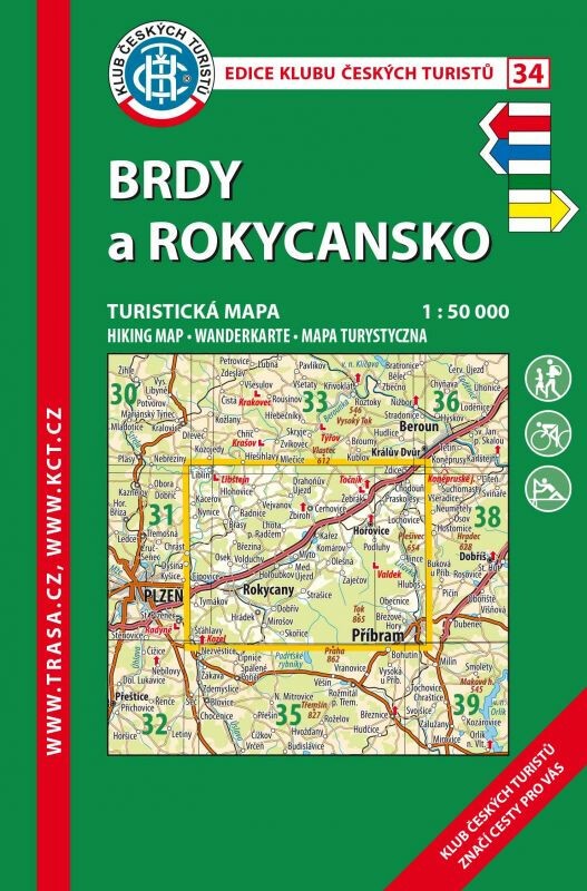 Brdy a Rokycansko 1:50 000 (Turistická mapa) - kniha z kategorie Mapy