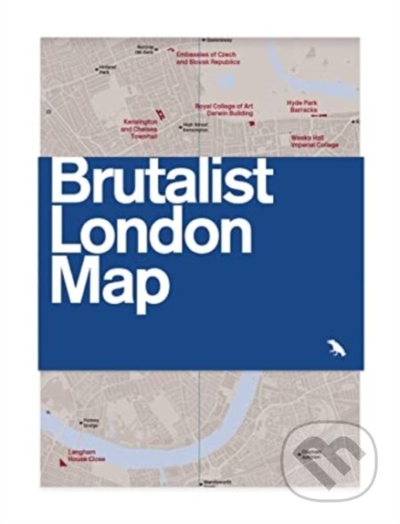 Brutalist London Map: Second Ed. (Guide to Brutalist architecture in London