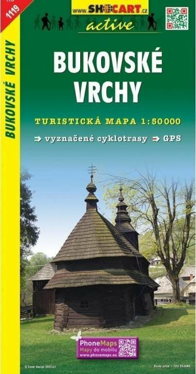 Bukovské vrchy 1:50 000 (Turistická mapa 1119)