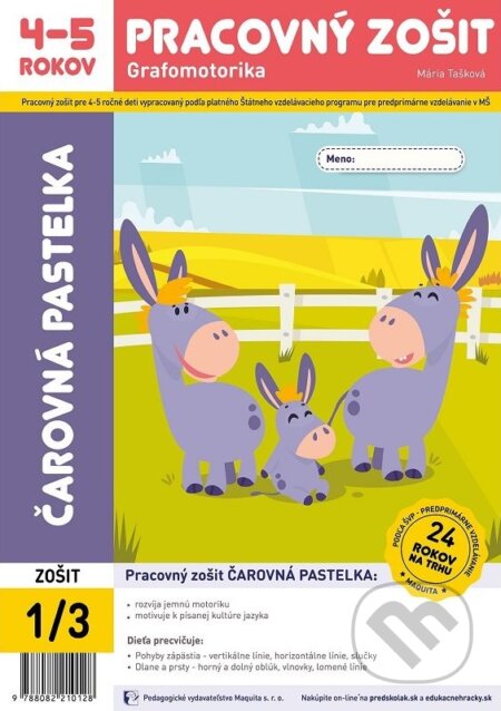 Čarovná pastelka (Pracovný zošit 1/3 - Grafomotorika