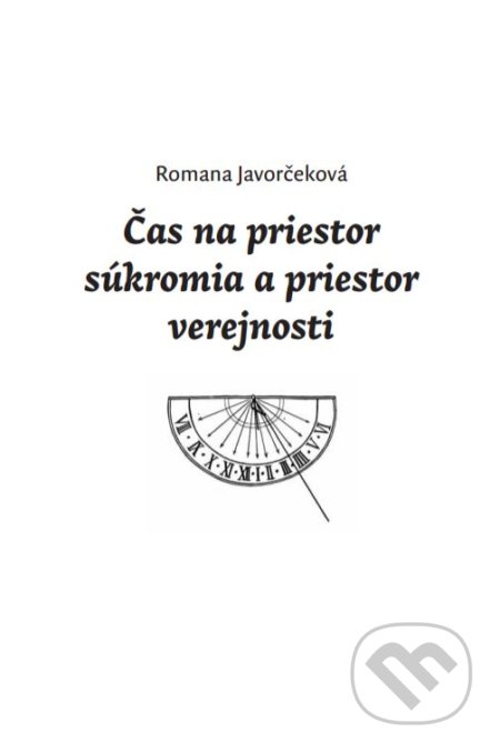 Čas na priestor súkromia a priestor verejnosti