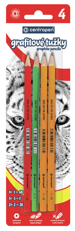 Centropen grafitové tužky 9510