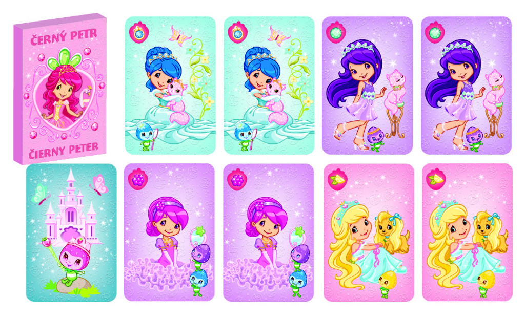 Černý Petr Strawberry 2 princezny