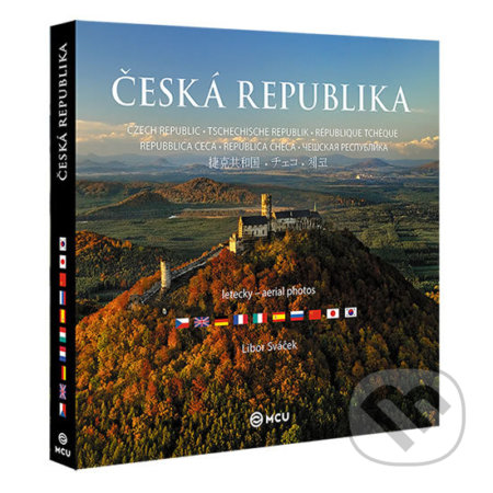 Česká republika letecky - velká / vícejazyčná