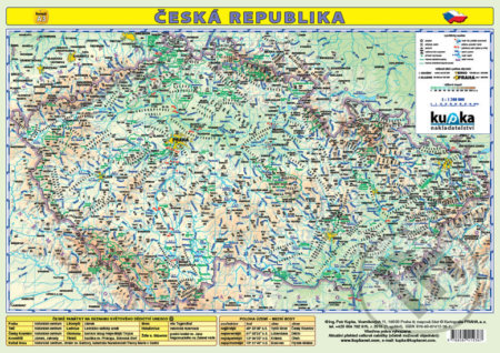 Česká republika (Mapa A3 lamino)