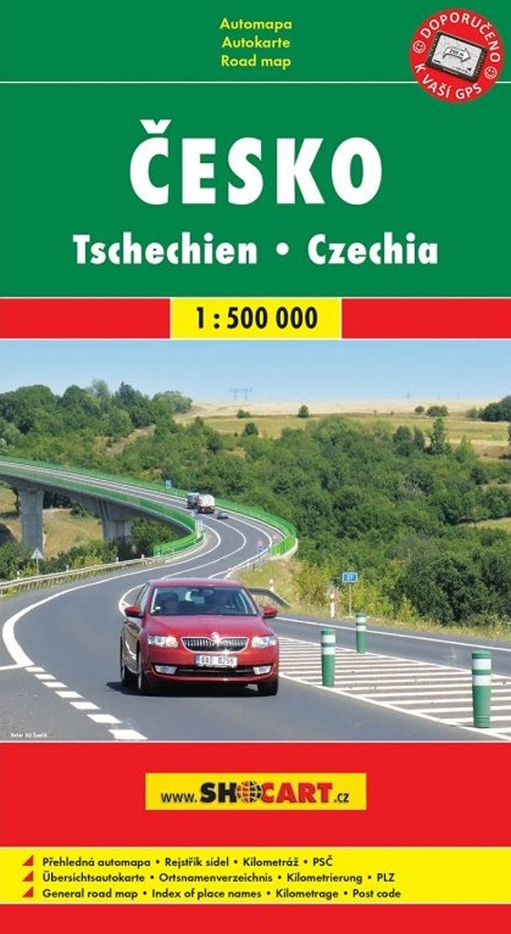 Česko Tschechien Czechia 1:500 000