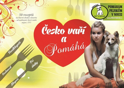 Česko vaří a pomáhá (50 receptů na hlavní chody a dezerty od osobností, které znáte nejen z TV!) - kniha z kategorie Kuchařky