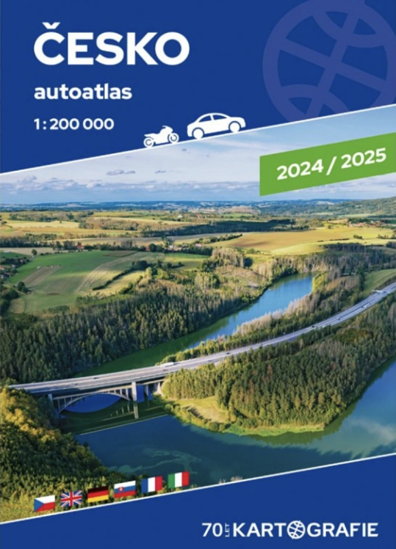 Česko Velký autoatlas 1:200 000 (2024/2025)