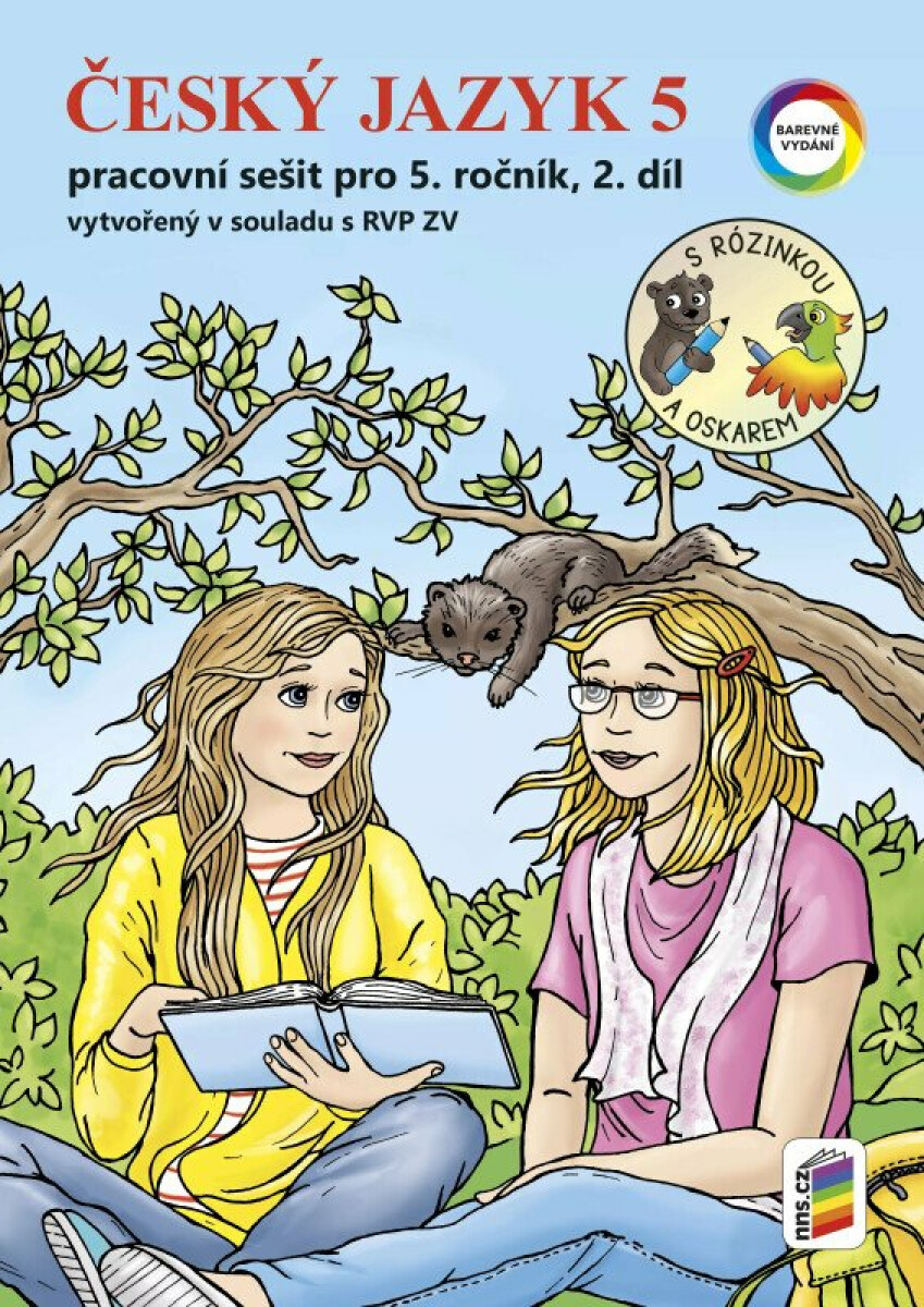 Český jazyk 5, 2. díl s Rózinkou a Oskarem (barevný pracovní sešit) (5-52)