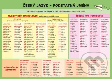 Český jazyk – Podstatná jména