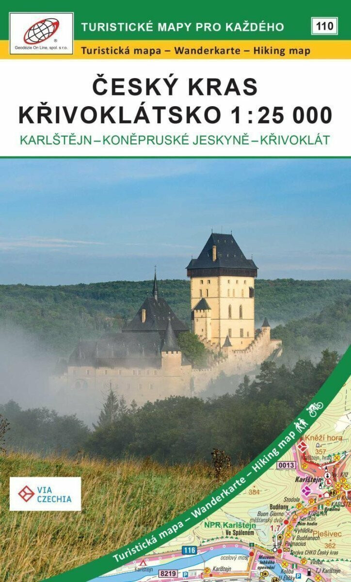 Český kras, Křivoklátsko 1 : 25 000 / 110 (Turistické mapy pro každého)