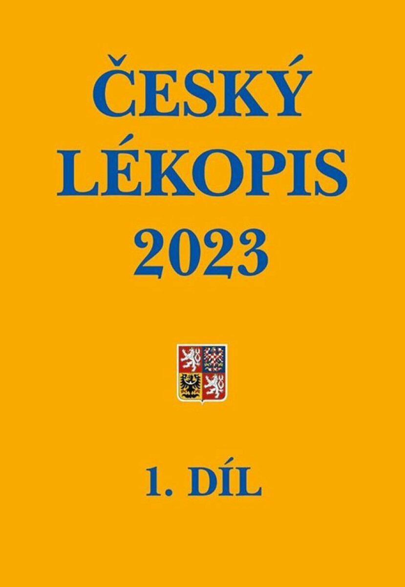 Český lékopis 2023, 1. - 4. díl - Ministerstvo zdravotnictví ČR