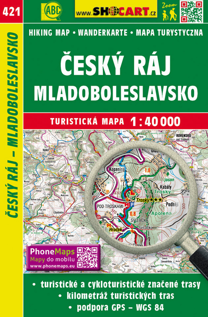 Český ráj, Mladoboleslavsko 1:40 000