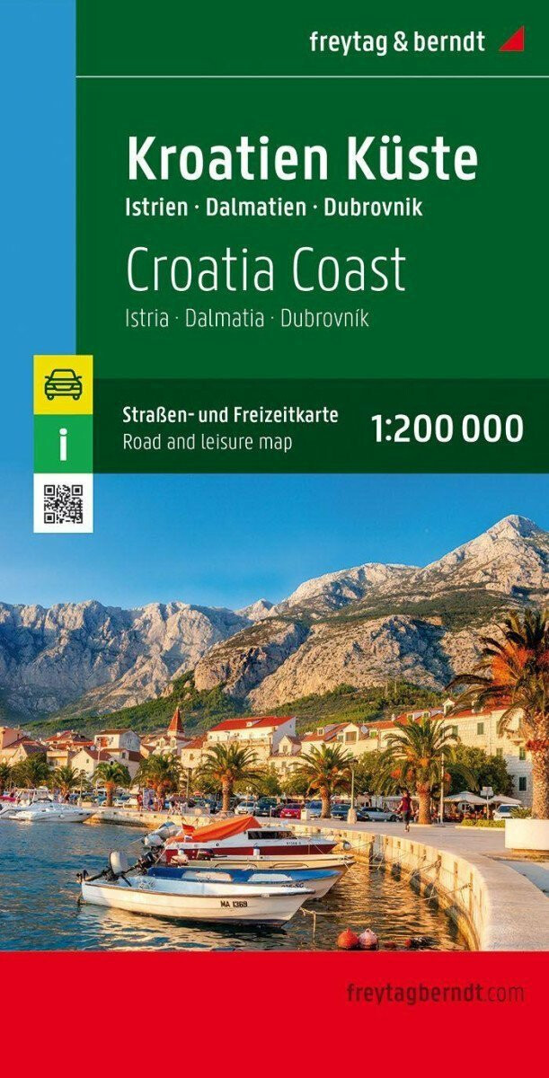 Chorvatské pobřeží 1:200 000 / automapa