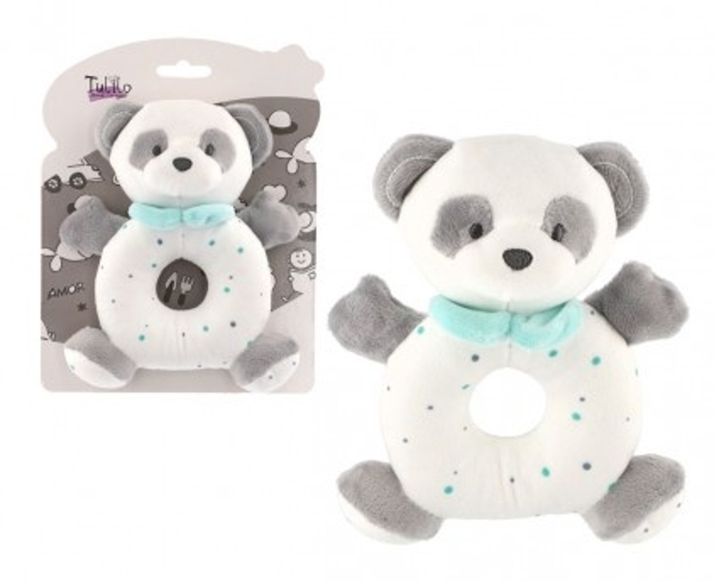 Chrastítko medvěd panda plyš