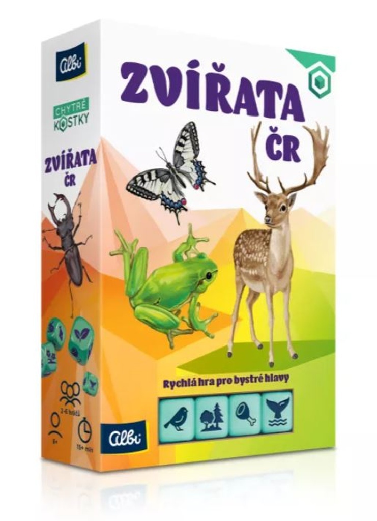 Chytré kostky Zvířata ČR