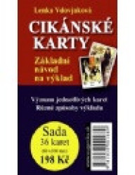 Cikánské karty (Základní návod na výklad (karty + brožura)) - kniha z kategorie Věštění z karet