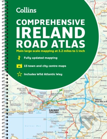 Comprehensive Road Atlas Ireland Spiral