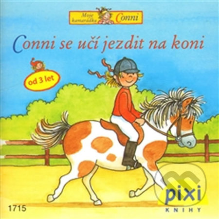 Conni se učí jezdit na koni