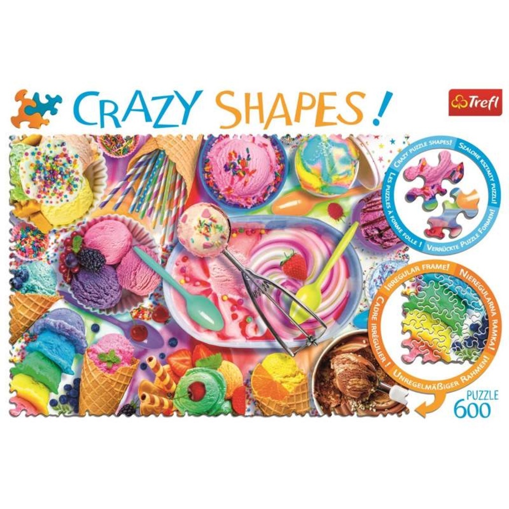 Crazy Shapes puzzle Sladké sny 600 dílků