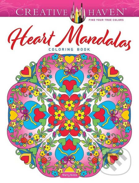 Creative Haven Heart Mandalas Coloring Book