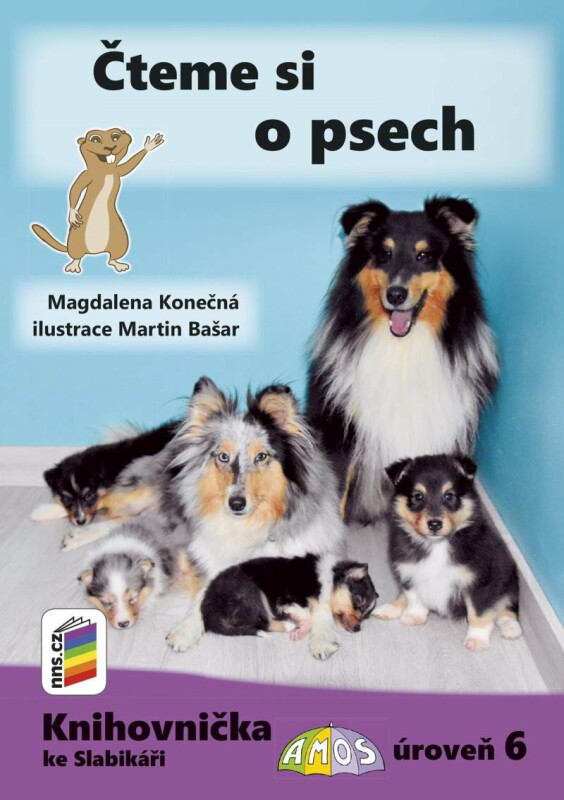 Čteme si o psech (Knihovnička ke Slabikáři AMOS) (K6-02) - Magdalena Konečná