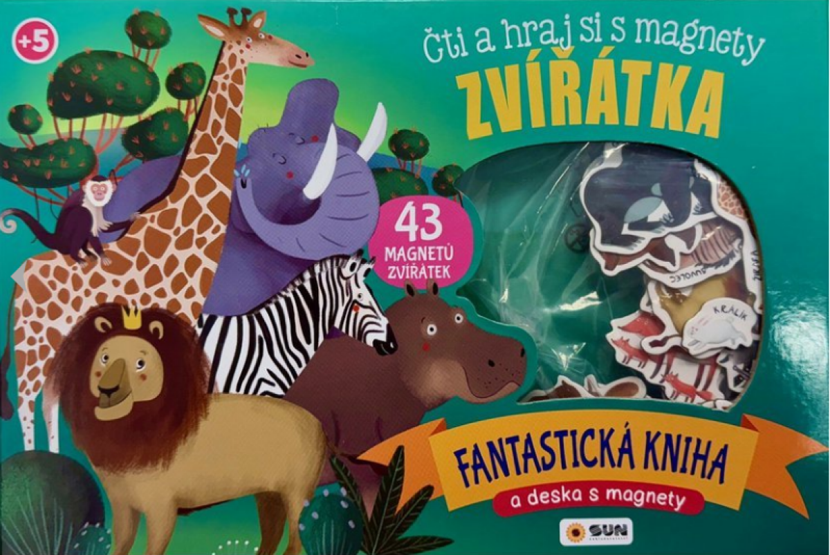 Čti a hraj si s magnety ZVÍŘÁTKA
