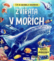 Čti a skládej Dioráma: Zvířata v mořích - kniha z kategorie Naučné knihy