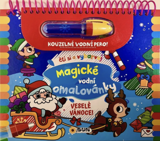 Čti a vybarvuj - VESELÉ VÁNOCE