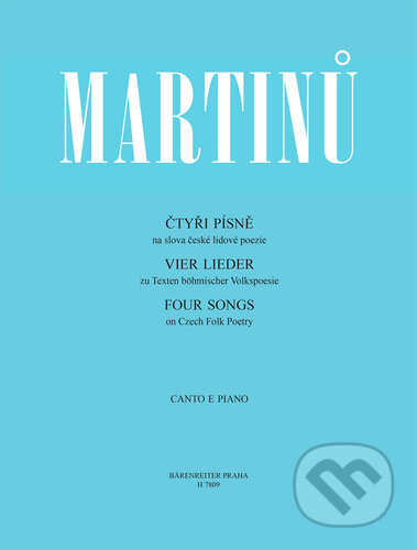 Čtyři písně na slova české lidové poezie