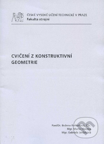 Cvičení z konstruktivní geometrie